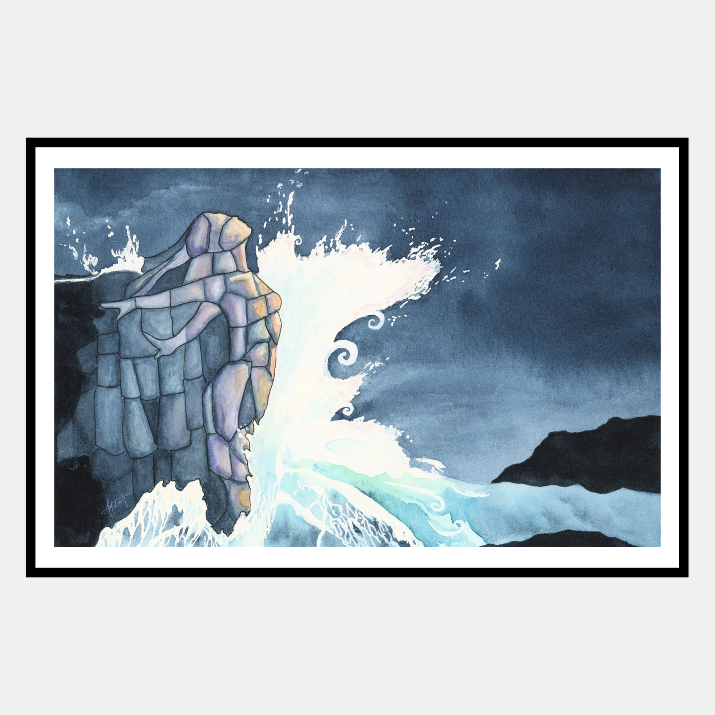 I Am the Rock – Sarah J. Maas Valkyrie Quote Paper Fine Art Print