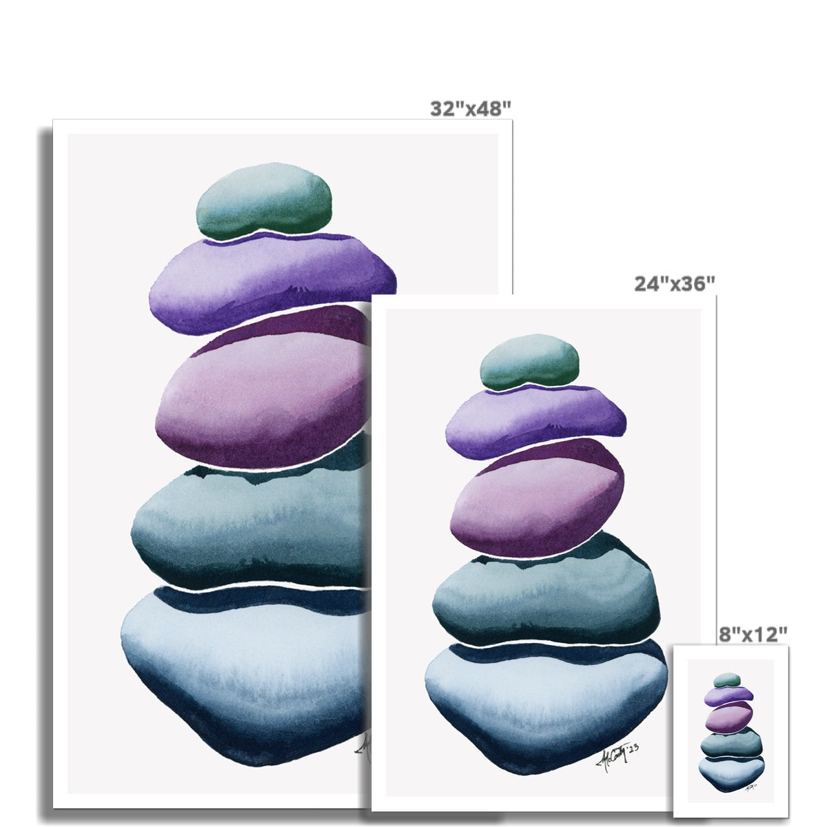 Foundational Stones Rolled Canvas