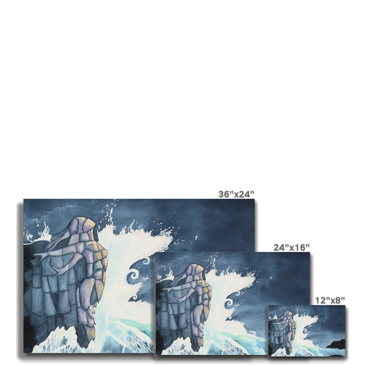 I Am the Rock Canvas