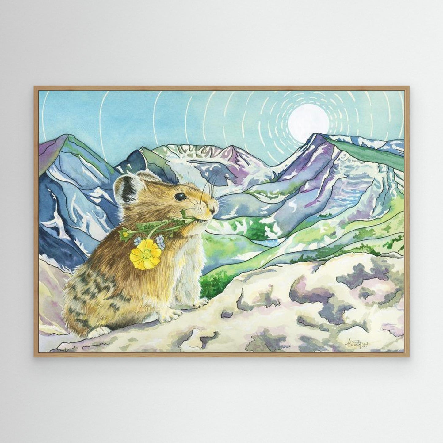 Peek Beyond the Pika – Rocky Mountain Canvas Fine Art Print
