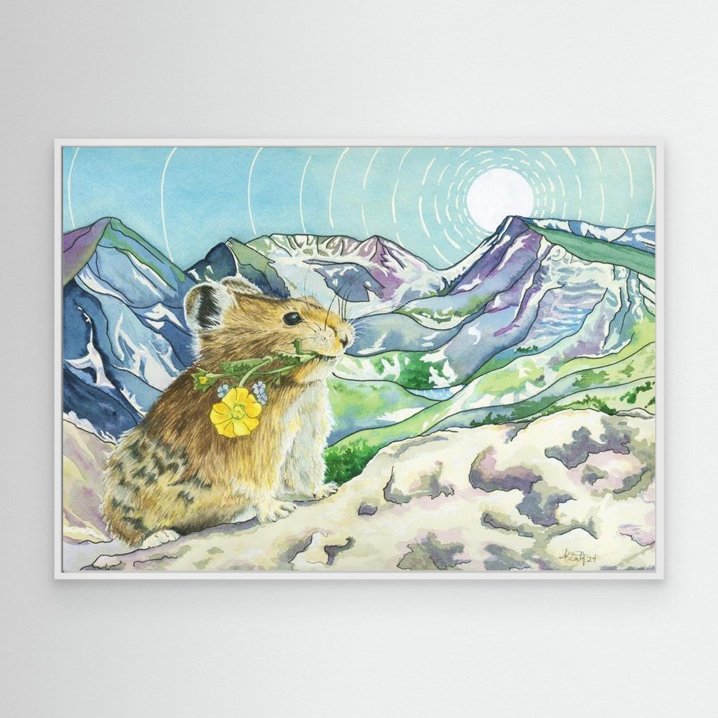 Peek Beyond the Pika – Rocky Mountain Canvas Fine Art Print