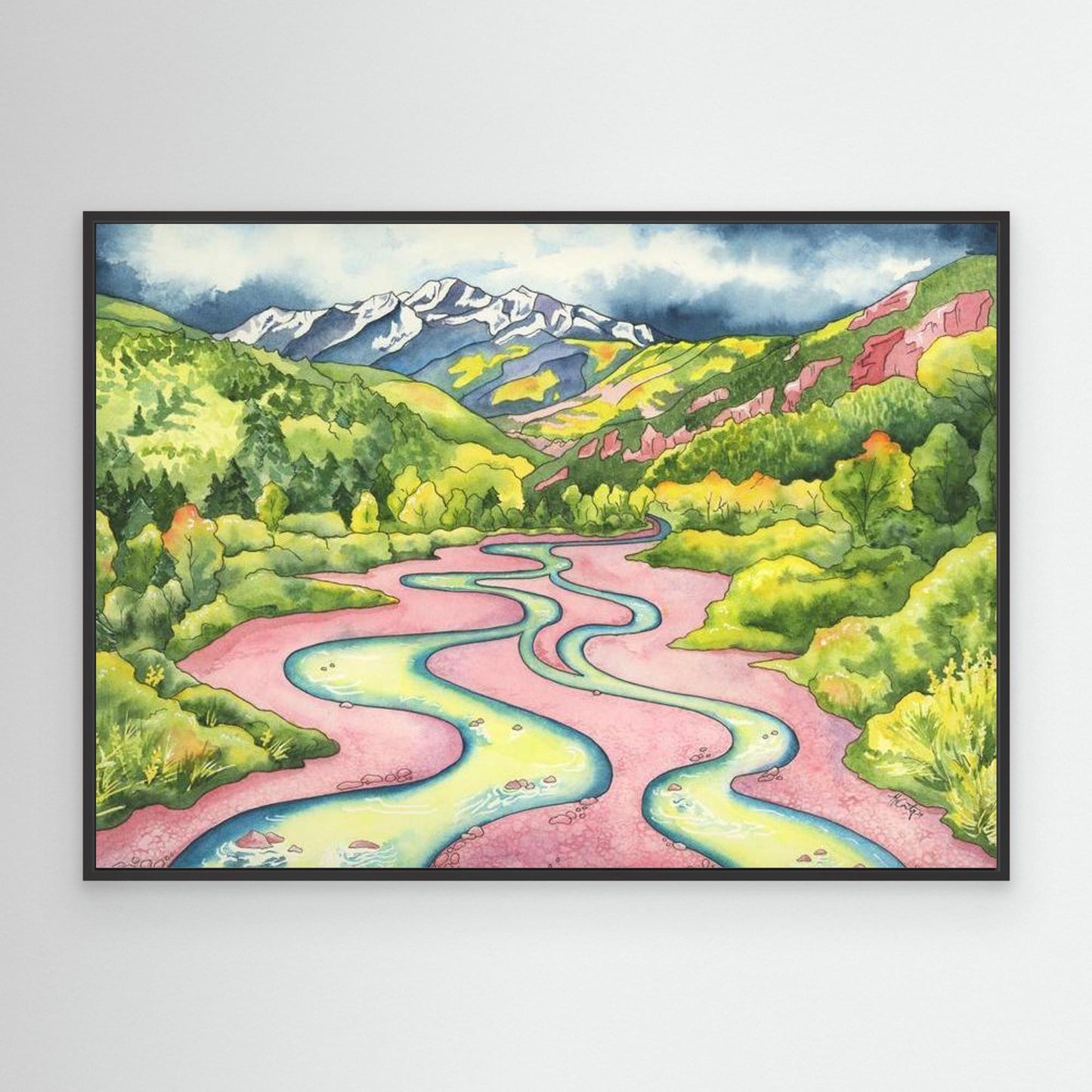 Crystal River Magic – Colorado Mountain River Canvas Fine Art Print
