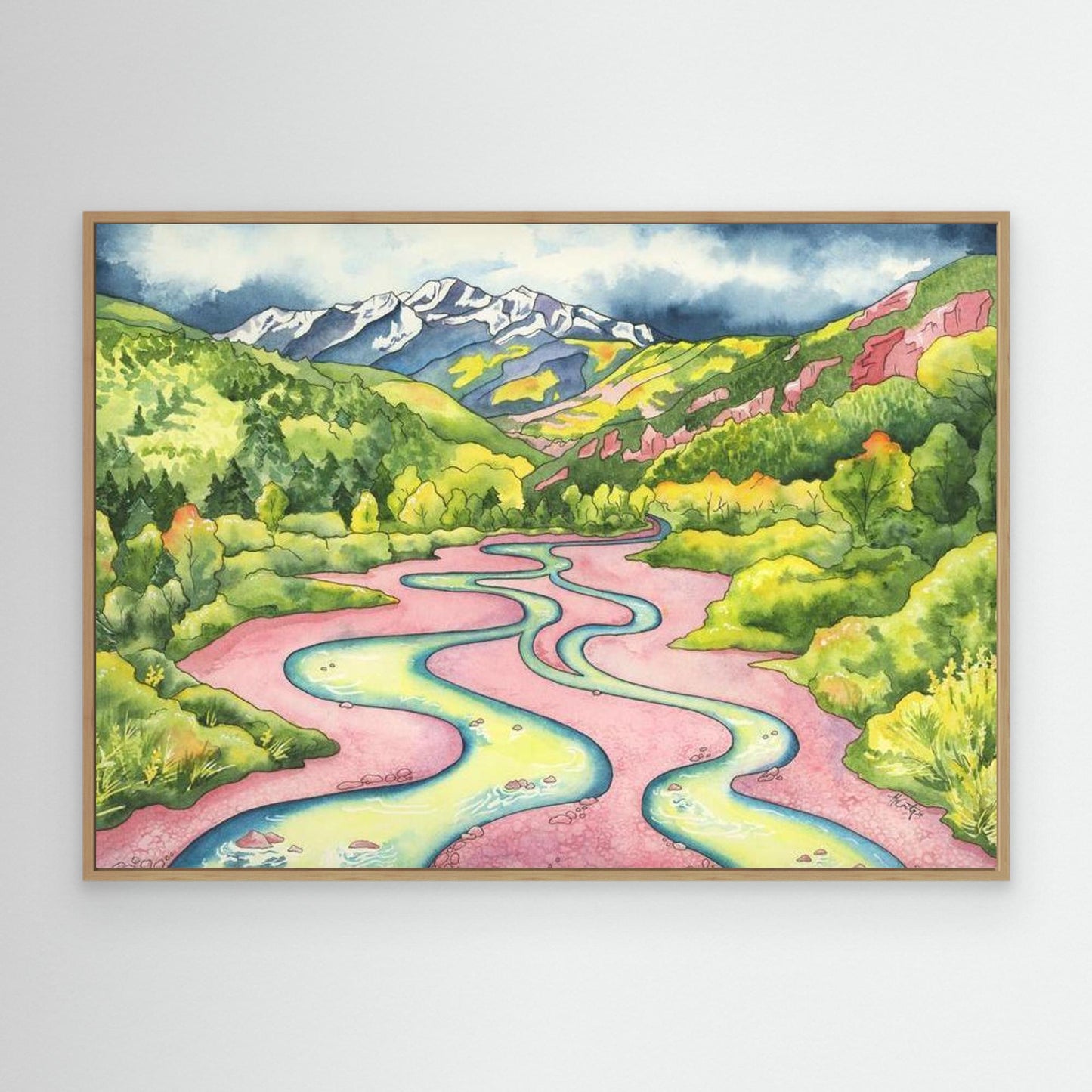 Crystal River Magic – Colorado Mountain River Canvas Fine Art Print