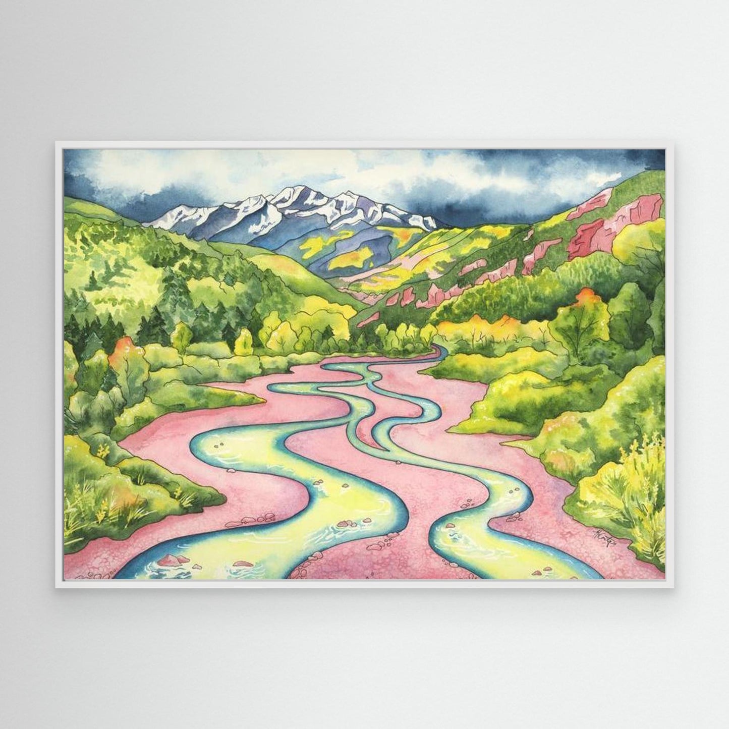 Crystal River Magic – Colorado Mountain River Canvas Fine Art Print