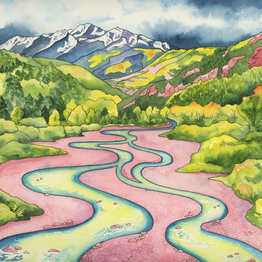 Crystal River Magic – Colorado Mountain River Paper Fine Art Print