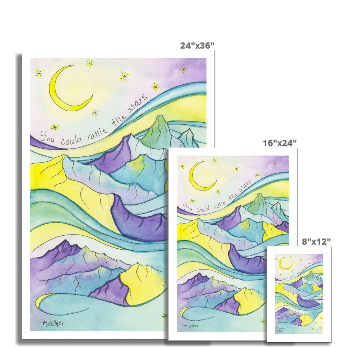 Rattle the Stars Rolled Canvas