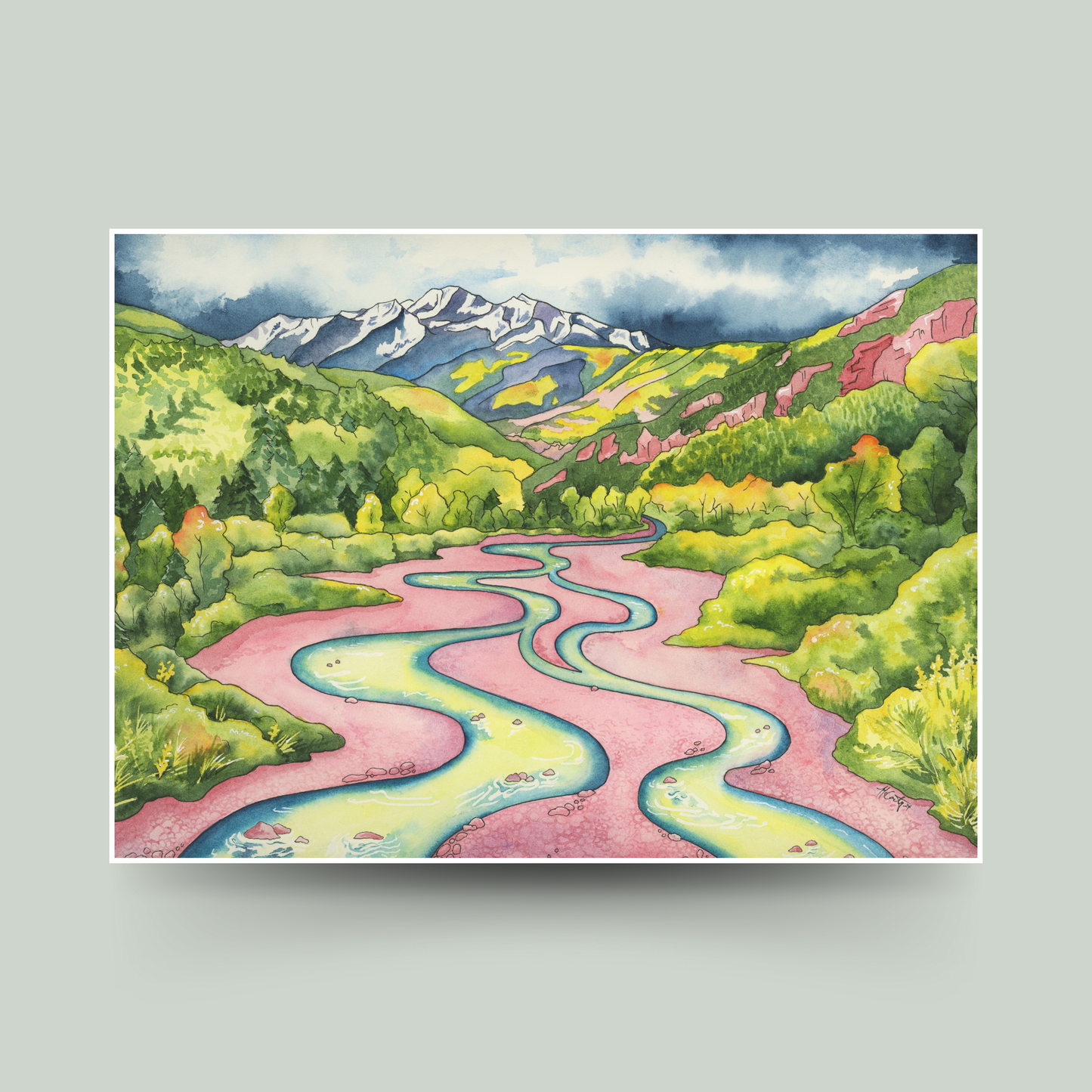Crystal River Magic – Colorado Mountain River Paper Fine Art Print