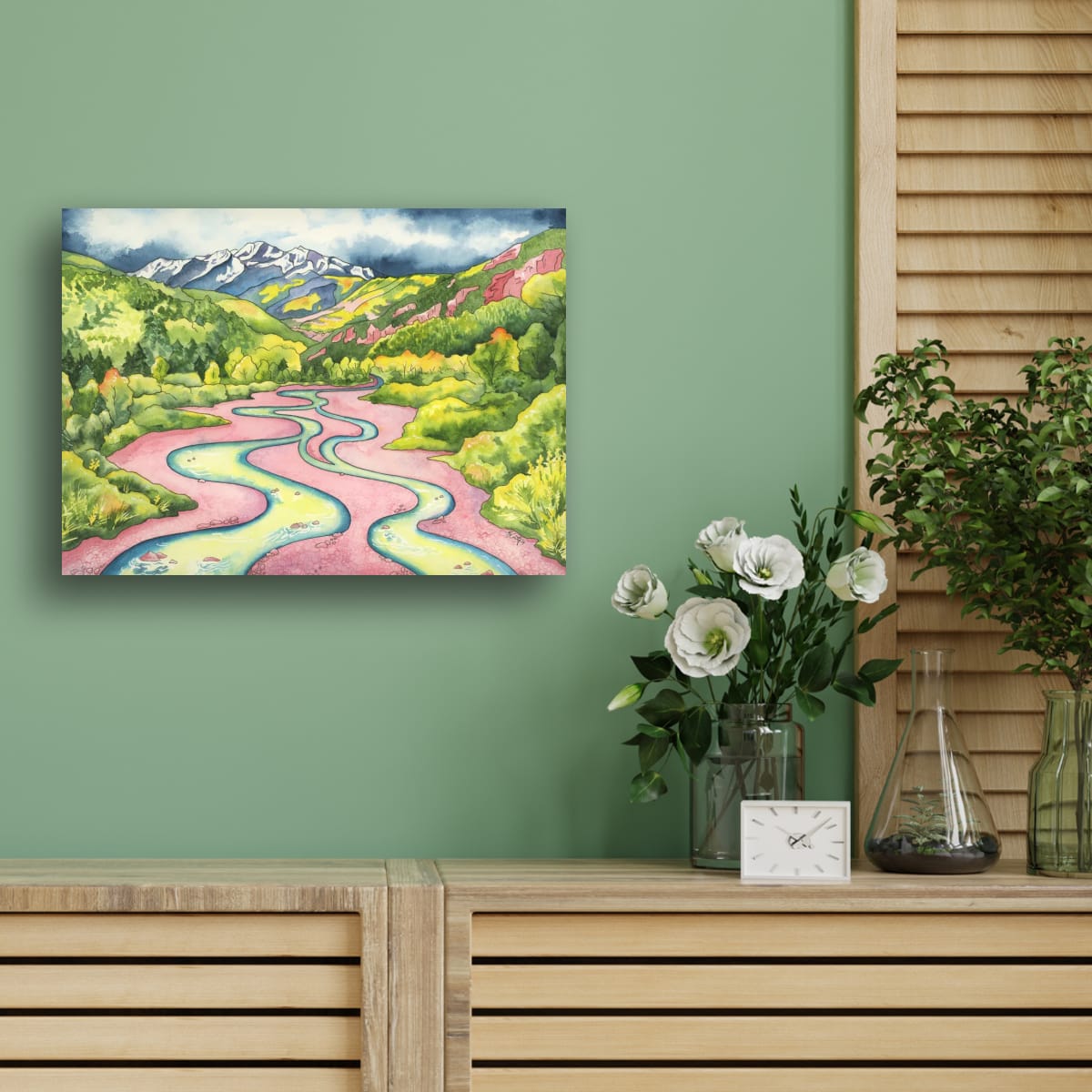 Crystal River Magic – Colorado Mountain River Canvas Fine Art Print