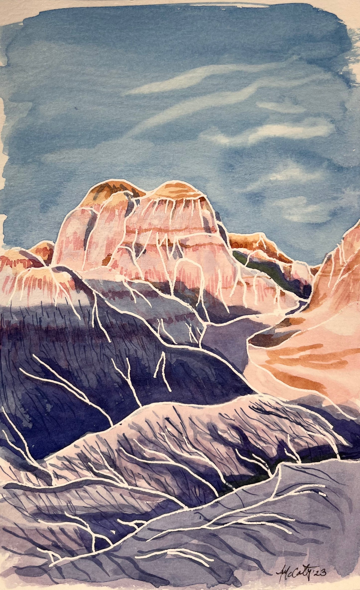 Petrified Forest National Park Art | The Sage Leaf Studio