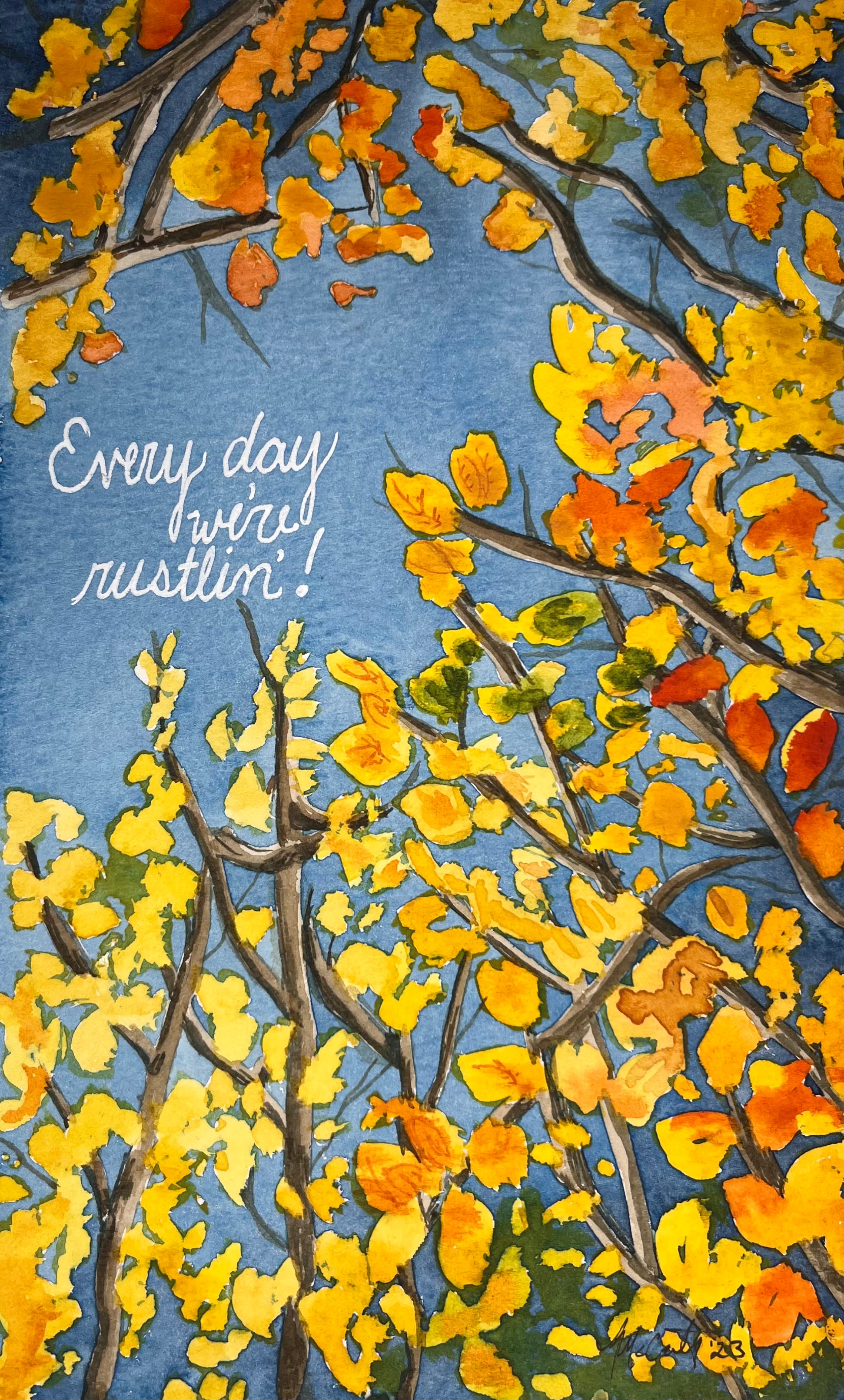 Rustlin Wall Art Prints | The Sage Leaf Studio