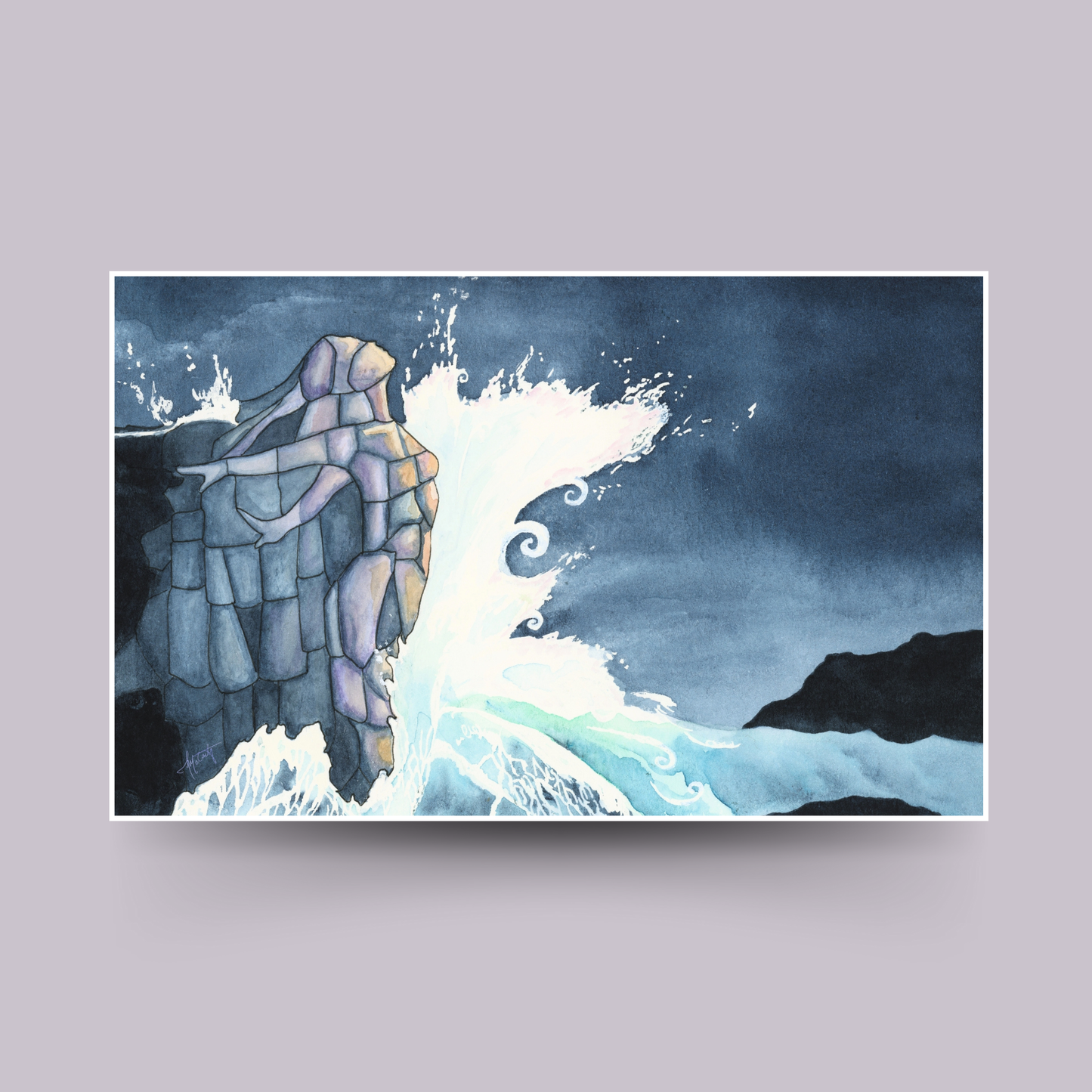 I Am the Rock – Sarah J. Maas Valkyrie Quote Paper Fine Art Print
