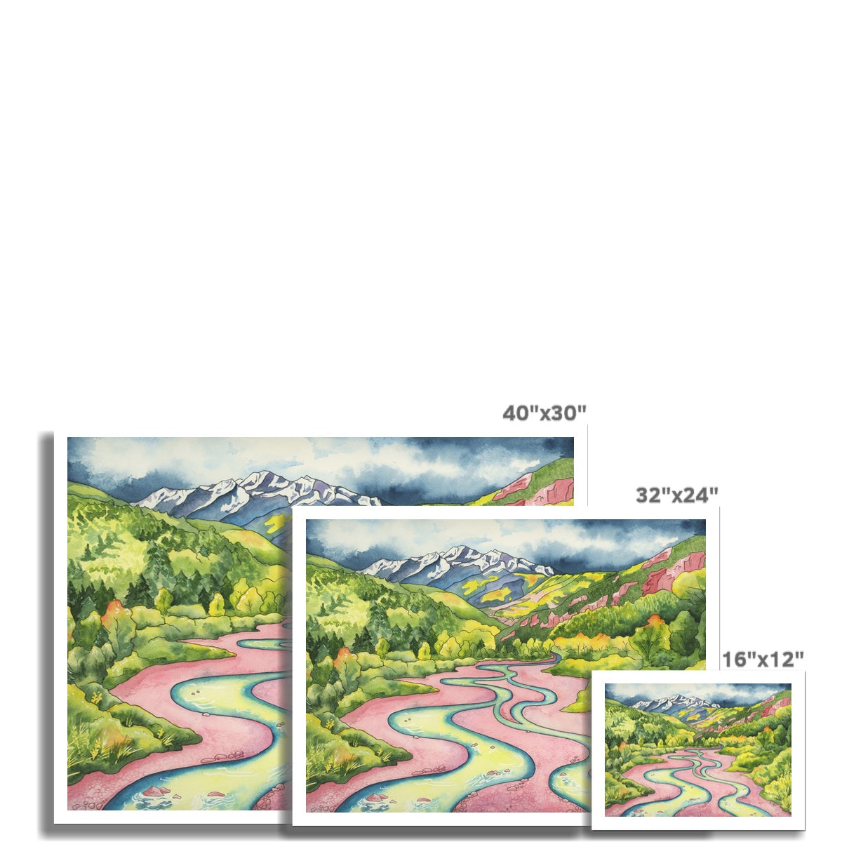 Crystal River Magic Rolled Canvas