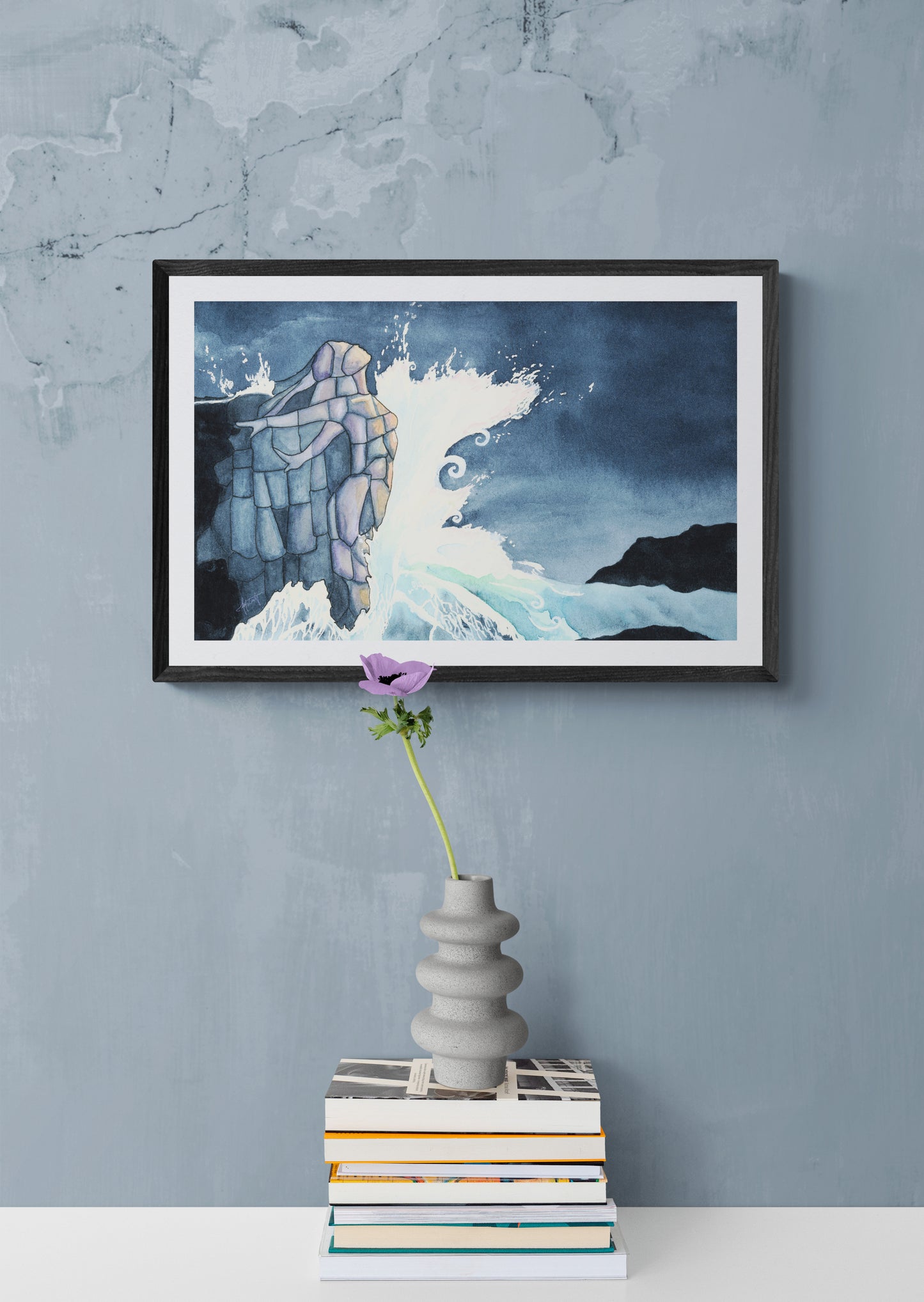 I Am the Rock – Sarah J. Maas Valkyrie Quote Paper Fine Art Print