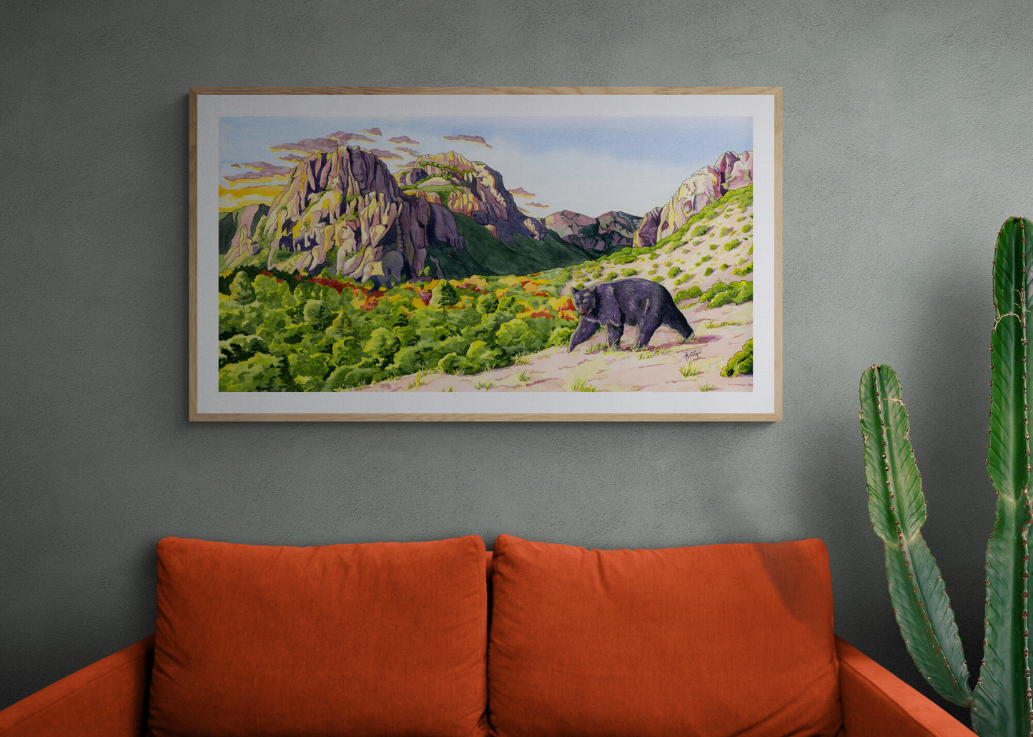 Guardians of the Canyon – Desert Wildlife Paper Fine Art Print