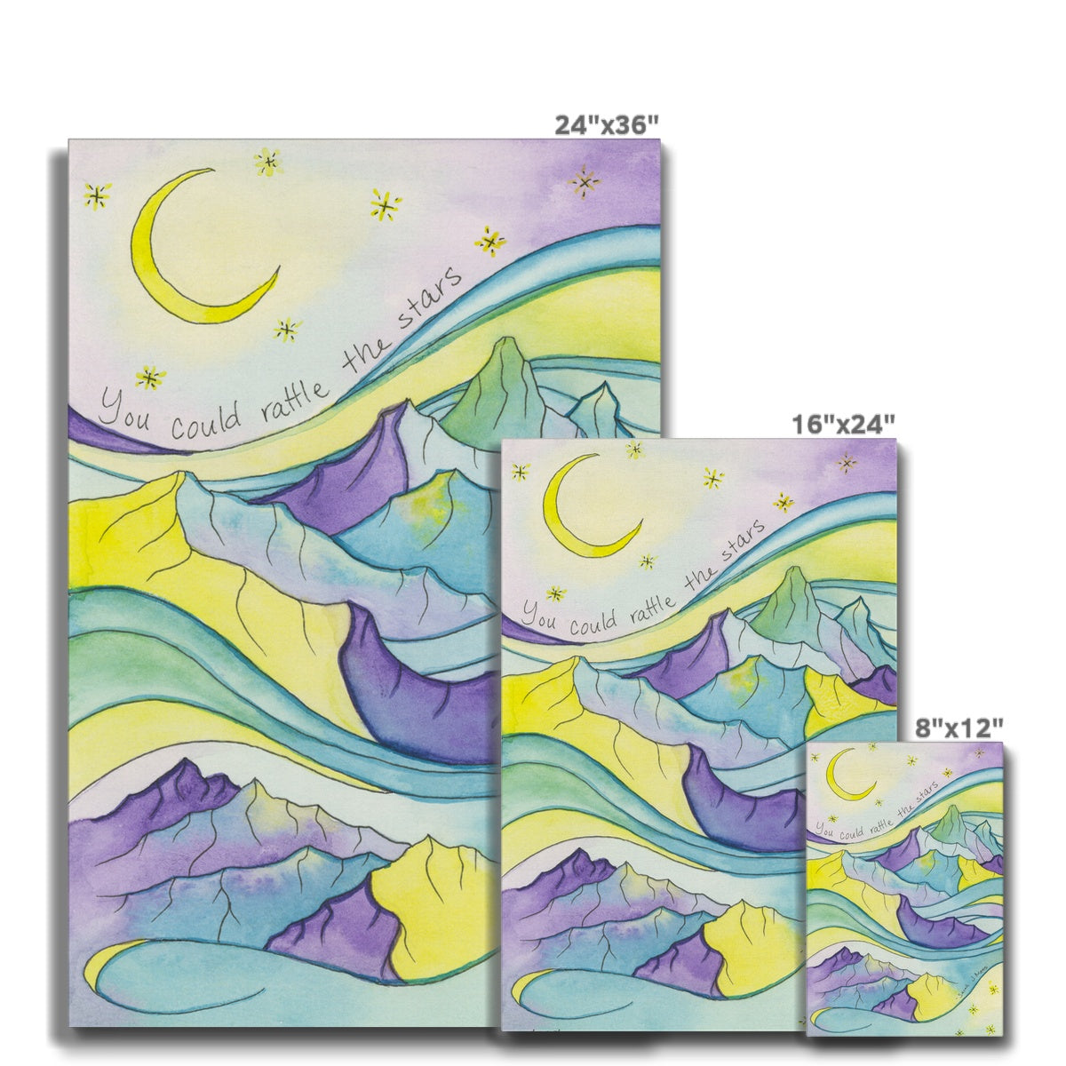 You could rattle the stars Canvas