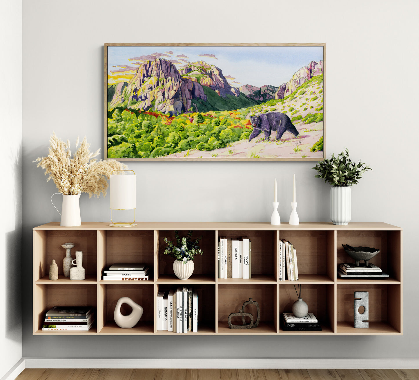 Guardians of the Canyon – Desert Wildlife Canvas Fine Art Print