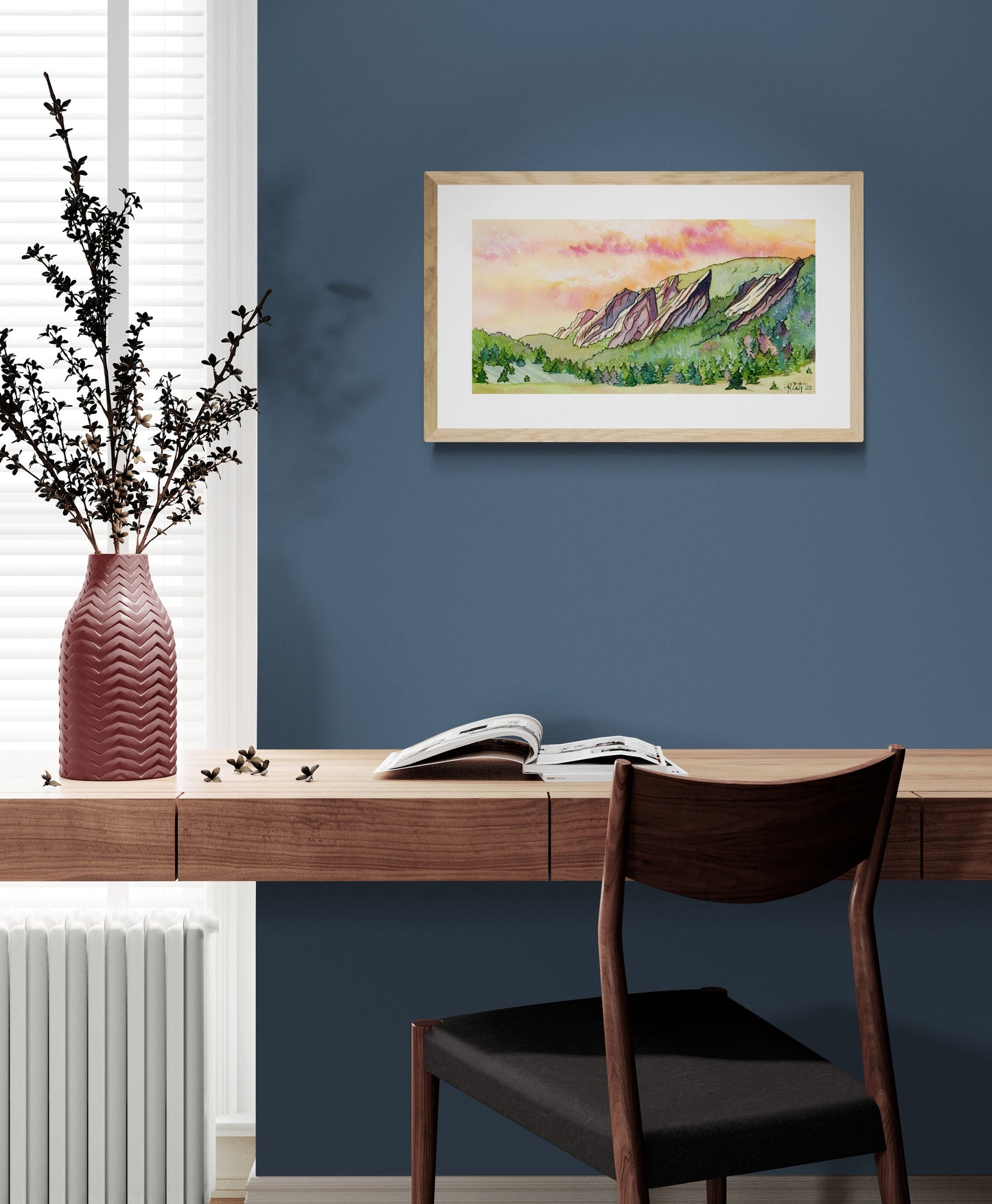 Bestselling Sunrise Over Flatirons Paper Fine Art Print ($65)