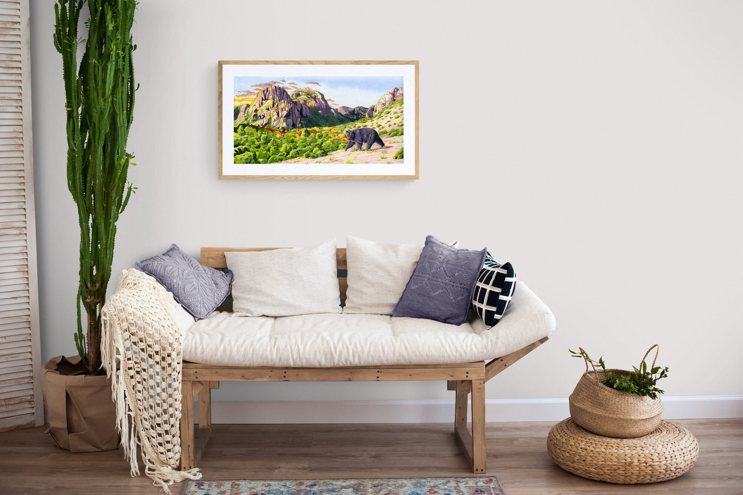Guardians of the Canyon – Desert Wildlife Paper Fine Art Print