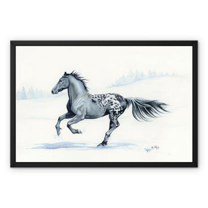 Winter Warrior – War Horse-Inspired Friesian Equine Fine Art Print
