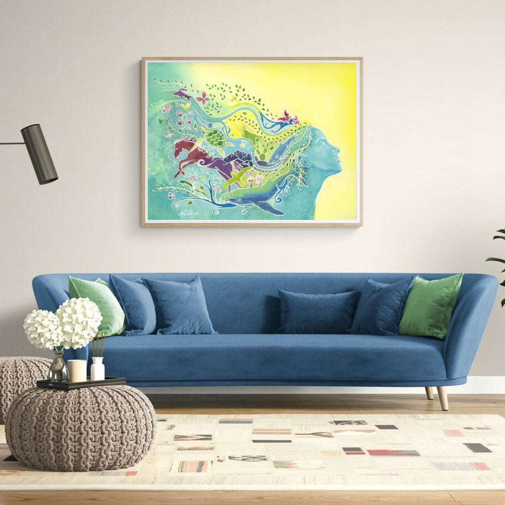 The Vision Within Paper Fine Art Print