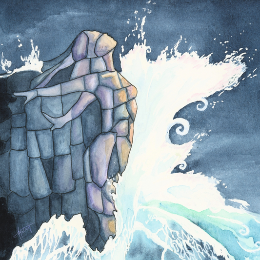 I Am the Rock – Sarah J. Maas Valkyrie Quote Paper Fine Art Print