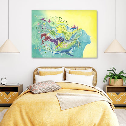 The Vision Within - Wildlife-Inspired Watercolor Fine Art Print