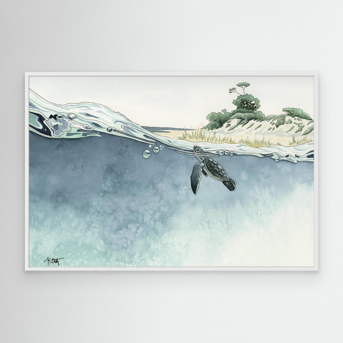 Gems of the Gulf — Sea Turtle Hatchlings Fine Art Print