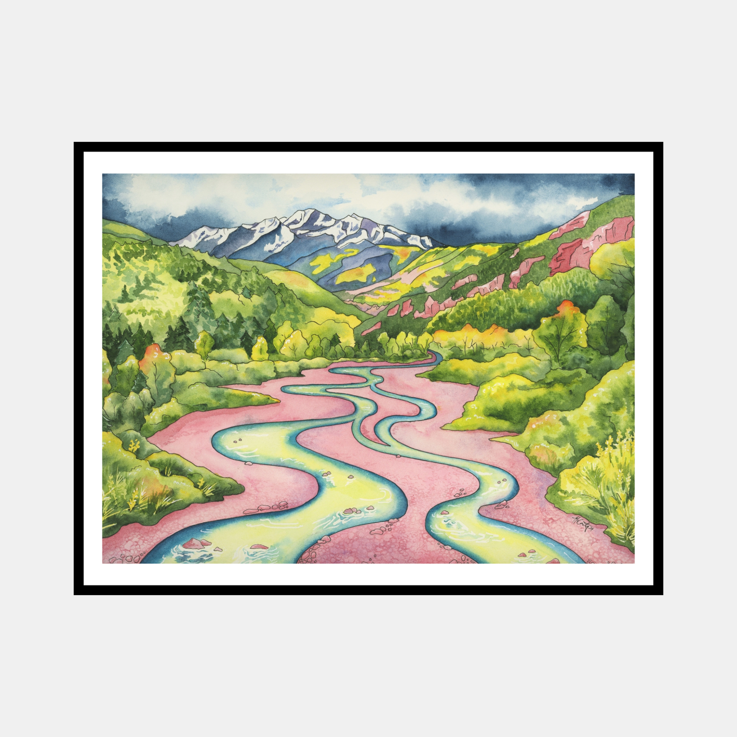 Crystal River Magic – Colorado Mountain River Paper Fine Art Print