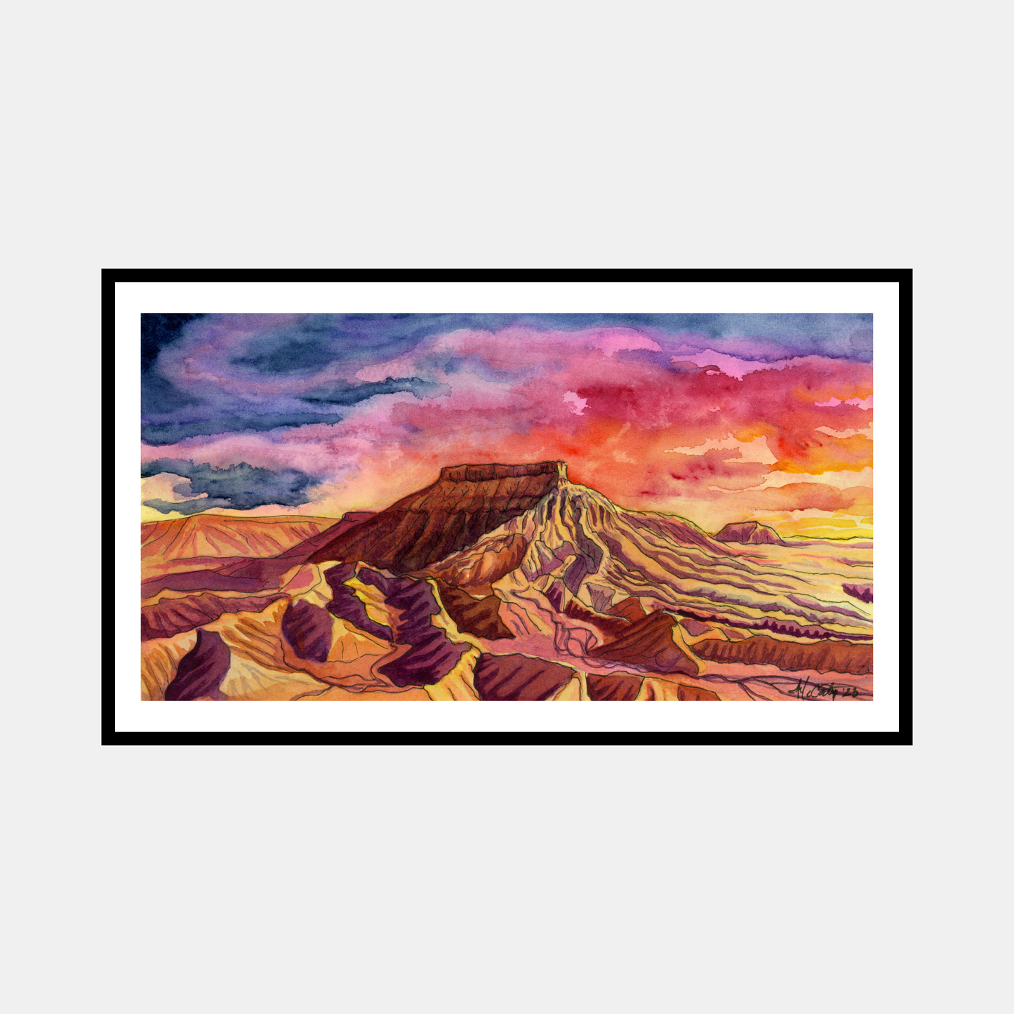 Capitol Reef Majesty – Southwest Desert Landscape Paper Fine Art Print