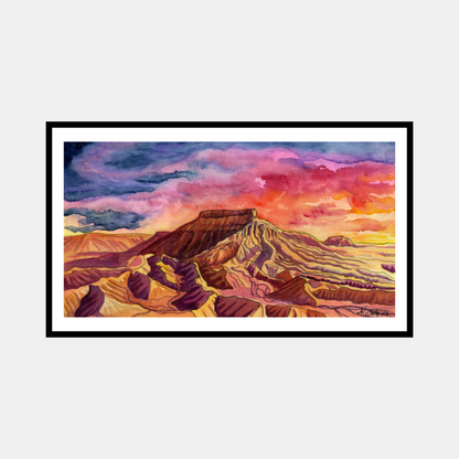 Capitol Reef Majesty – Southwest Desert Landscape Paper Fine Art Print