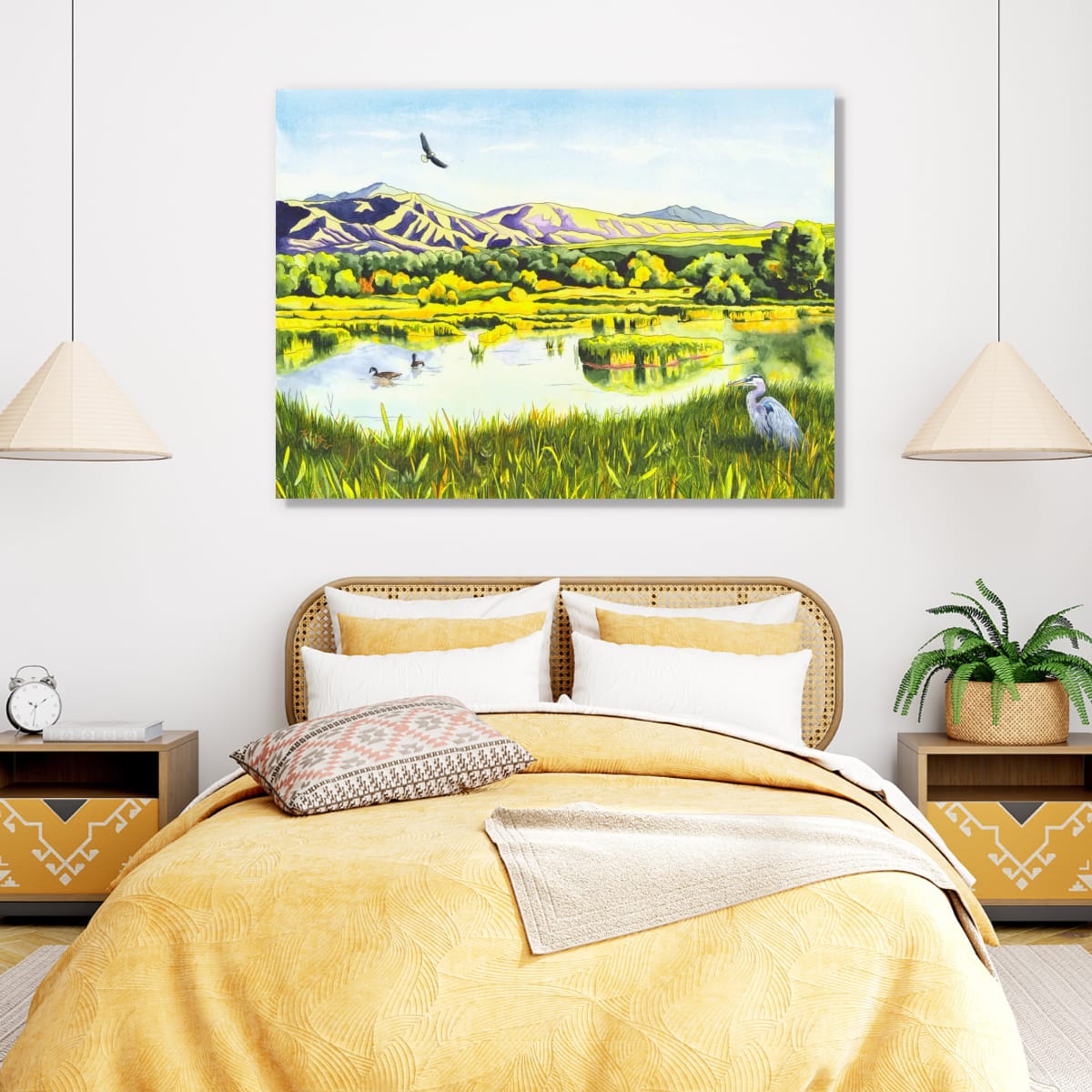 View From the Gate - Colorado Wetlands Fine Art Print