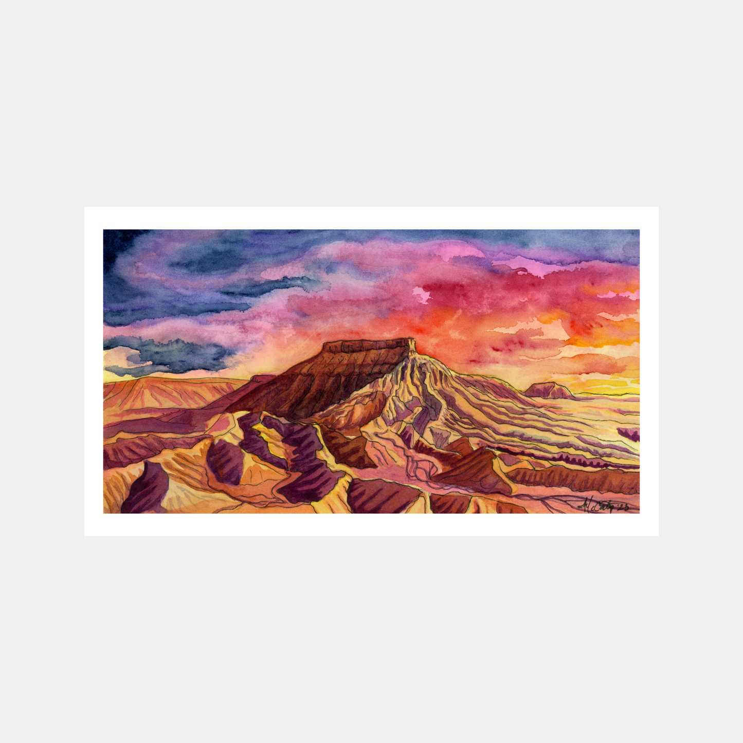 Capitol Reef Majesty – Southwest Desert Landscape Paper Fine Art Print