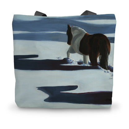 Snow Plow Canvas Tote Bag