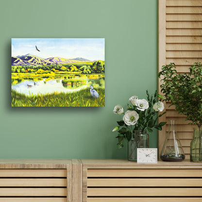 View From the Gate - Colorado Wetlands Fine Art Print