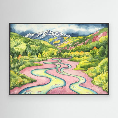 Crystal River Magic – Colorado Mountain River Canvas Fine Art Print