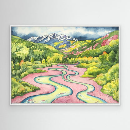 Crystal River Magic – Colorado Mountain River Canvas Fine Art Print