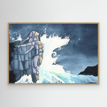 I Am the Rock Canvas Fine Art Print