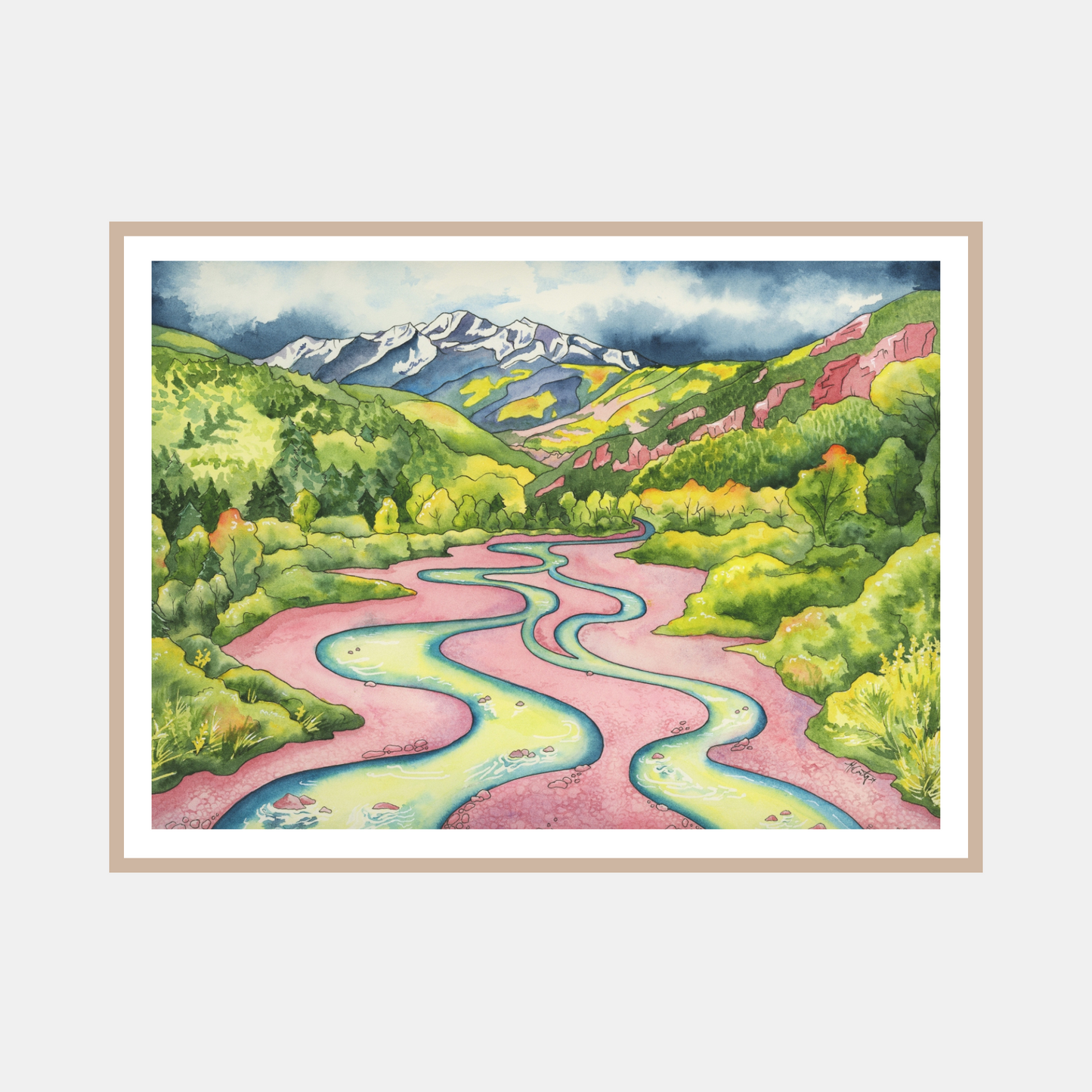 Crystal River Magic – Colorado Mountain River Paper Fine Art Print