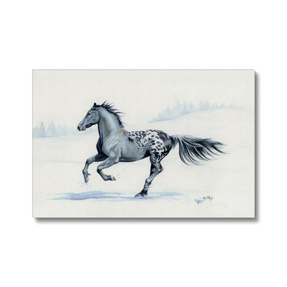 Winter Warrior – War Horse-Inspired Friesian Equine Fine Art Print