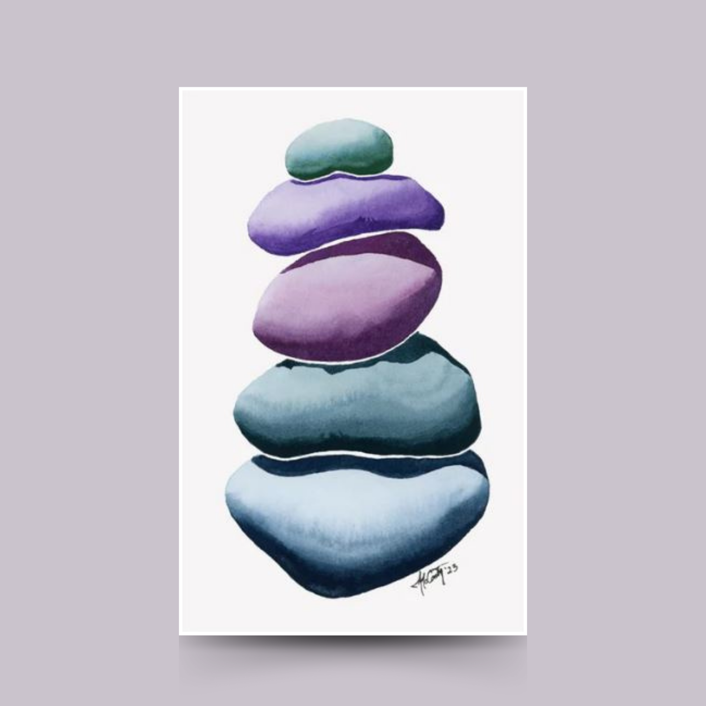 Foundational Stones Paper Fine Art Print