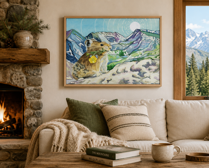 Peek Beyond the Pika - Rocky Mountain Wildlife Fine Art Print
