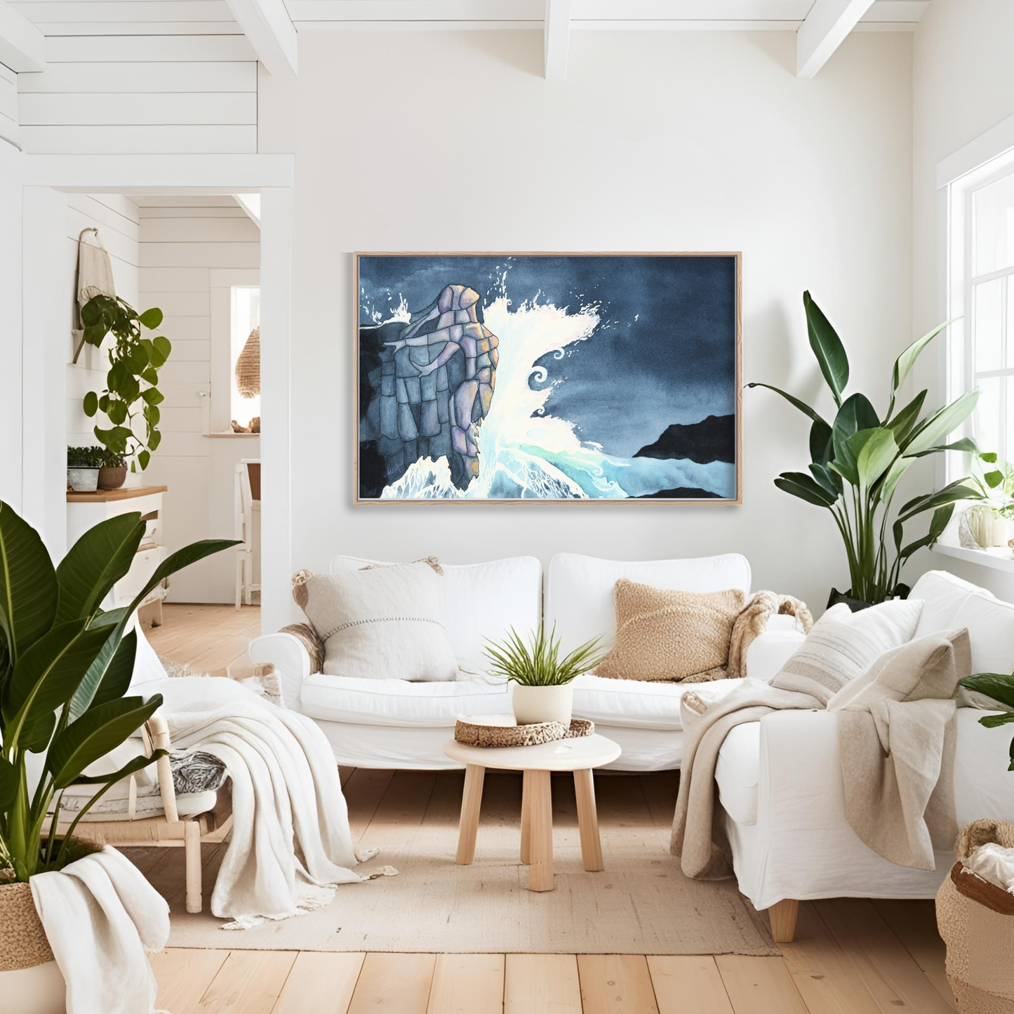 I Am the Rock Canvas Fine Art Print