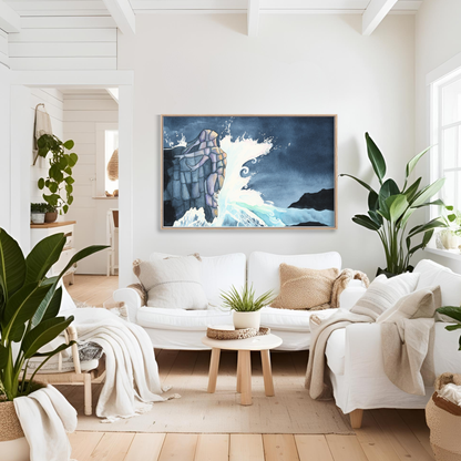 I Am the Rock Canvas Fine Art Print