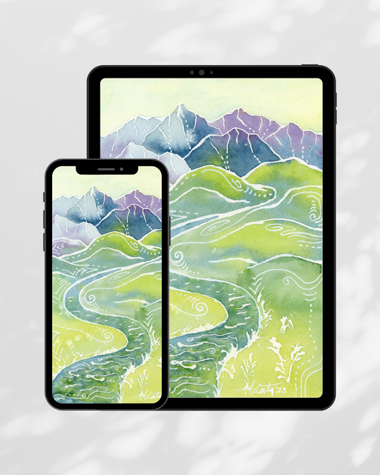 Crystalline Peaks Digital Download