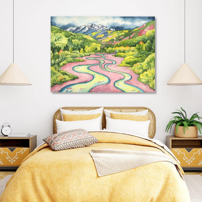 Crystal River Magic – Colorado Mountain River Canvas Fine Art Print