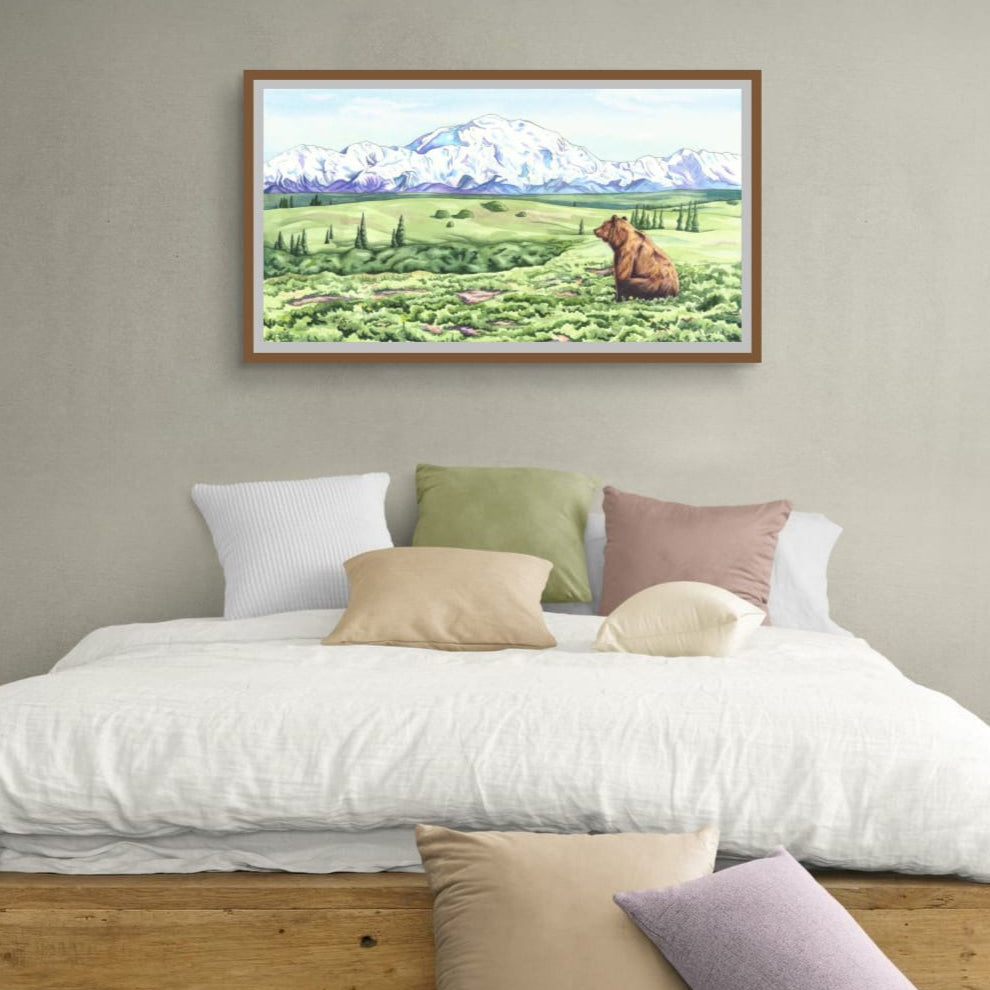 Denali Dreamin’ – Alaska Wildlife Paper Fine Art Print