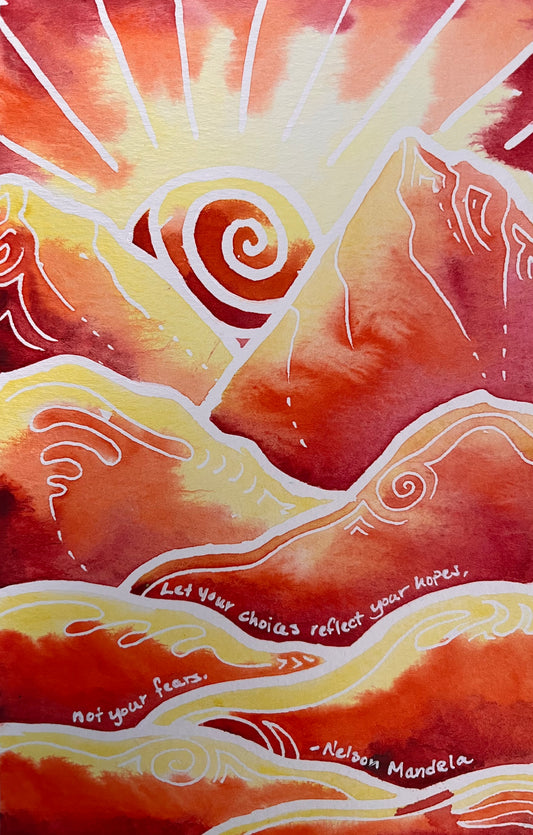 Choose Your Hopes Painting | Hopes Painting Ideas|The Sage Leaf Studio