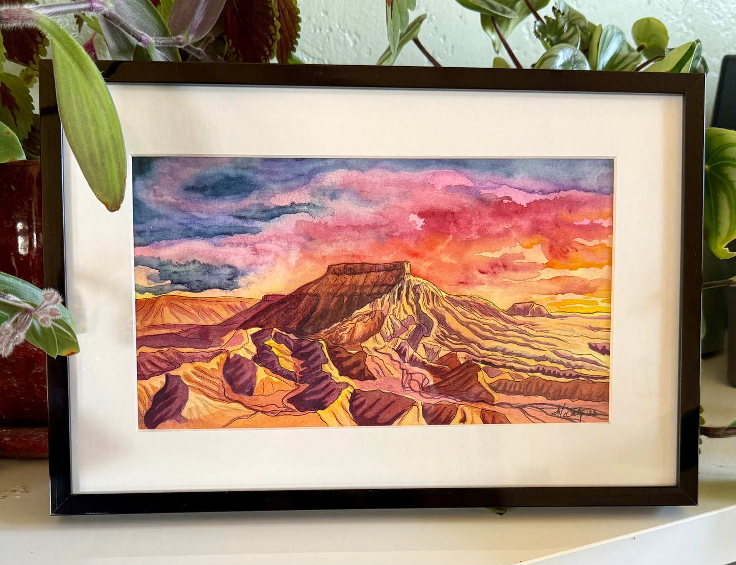 Capitol Reef Majesty – Southwest Desert Landscape Original Watercolor Painting