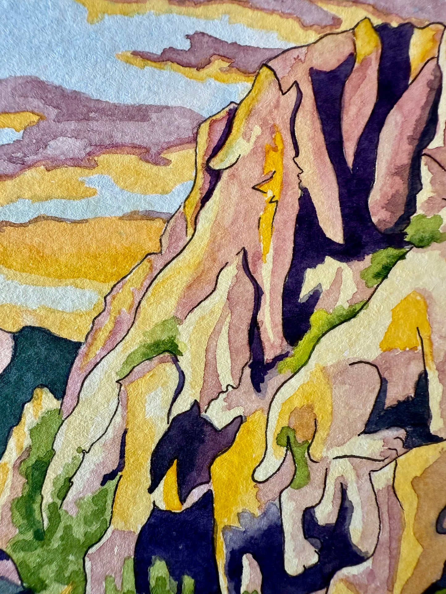 Guardians of the Canyon – Desert Wildlife Canvas Fine Art Print