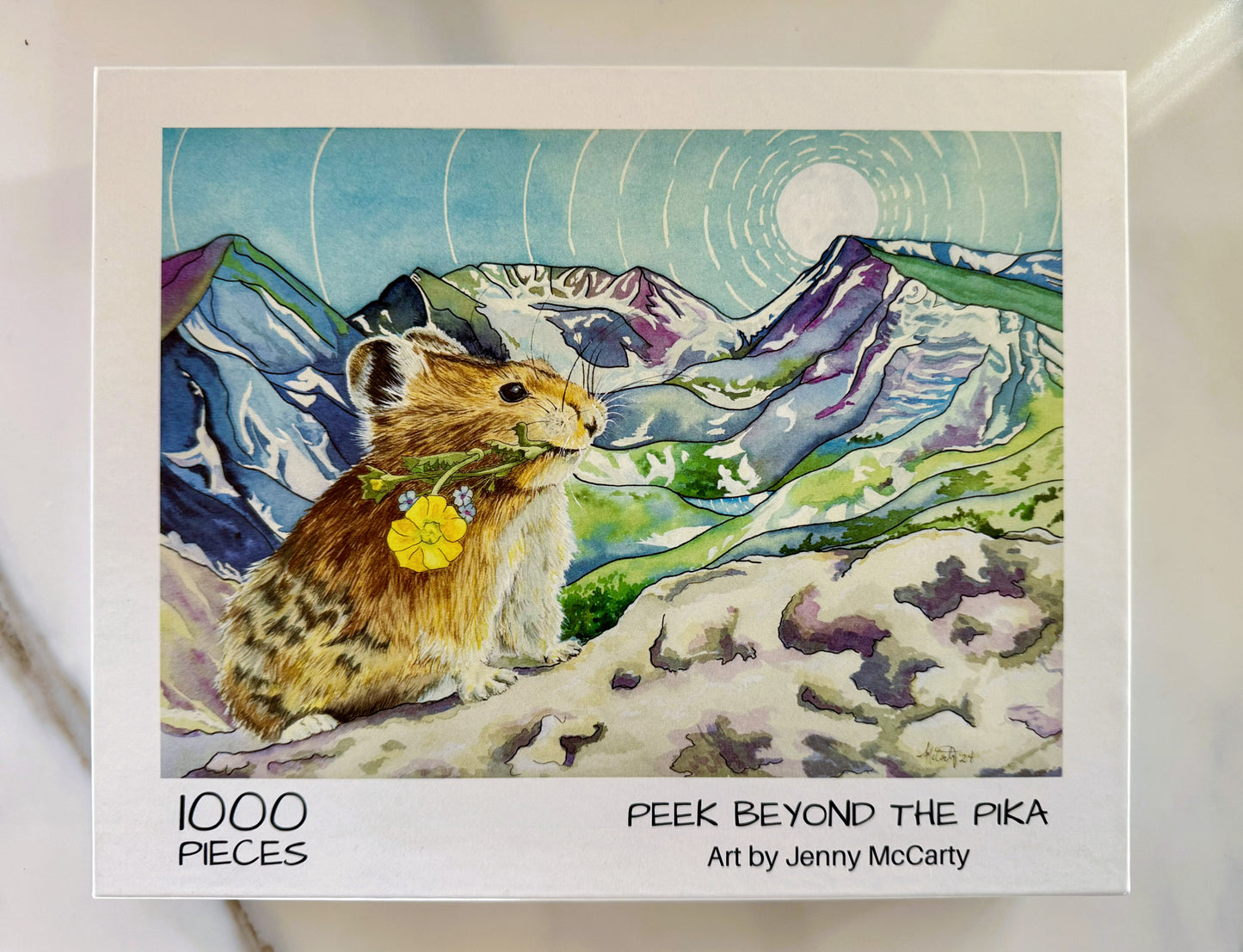 Peek Beyond the Pika Fine Art Puzzle